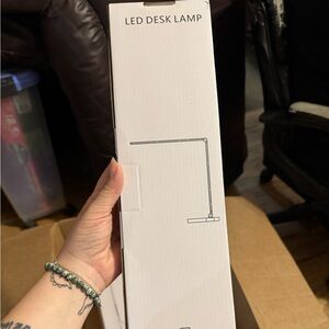 LED Adjustable Desk Lamp in Pink